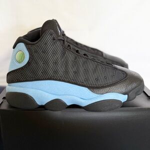 AUTHENTIC Jordan 13 Retro Black University Blue size 9 DJ5982-041 2022 USED